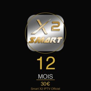 Abonnement Smart X2 IPTV 12 mois 30€ — Code Smart X2 anti-freeze