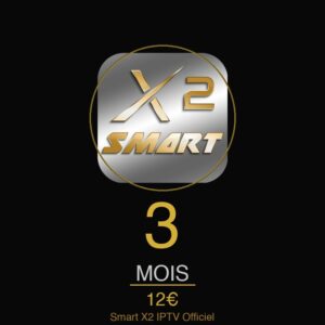 Abonnement Smart X2 IPTV 3 mois 12€ — Code Smart X2 anti-freeze